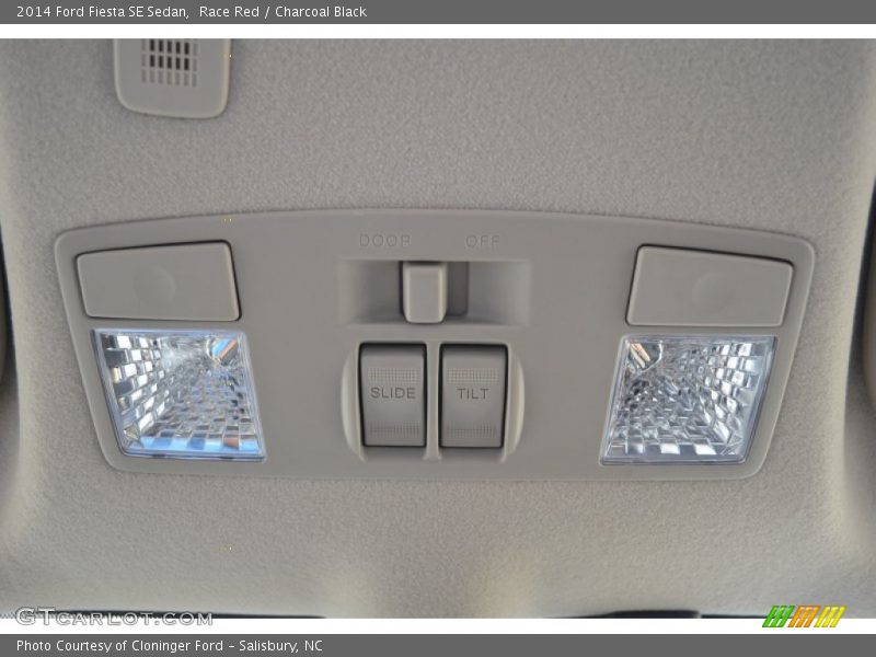 Controls of 2014 Fiesta SE Sedan