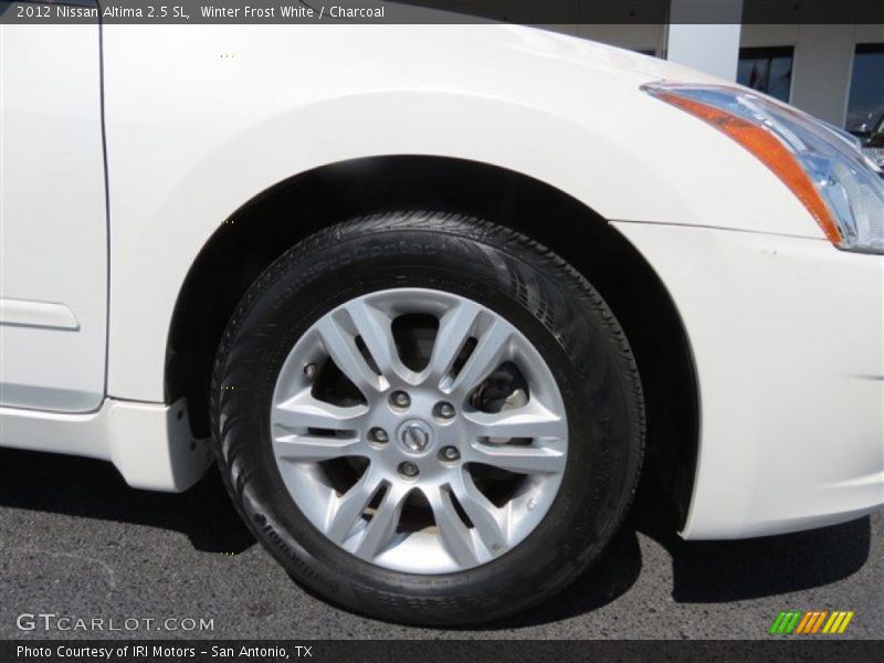 Winter Frost White / Charcoal 2012 Nissan Altima 2.5 SL