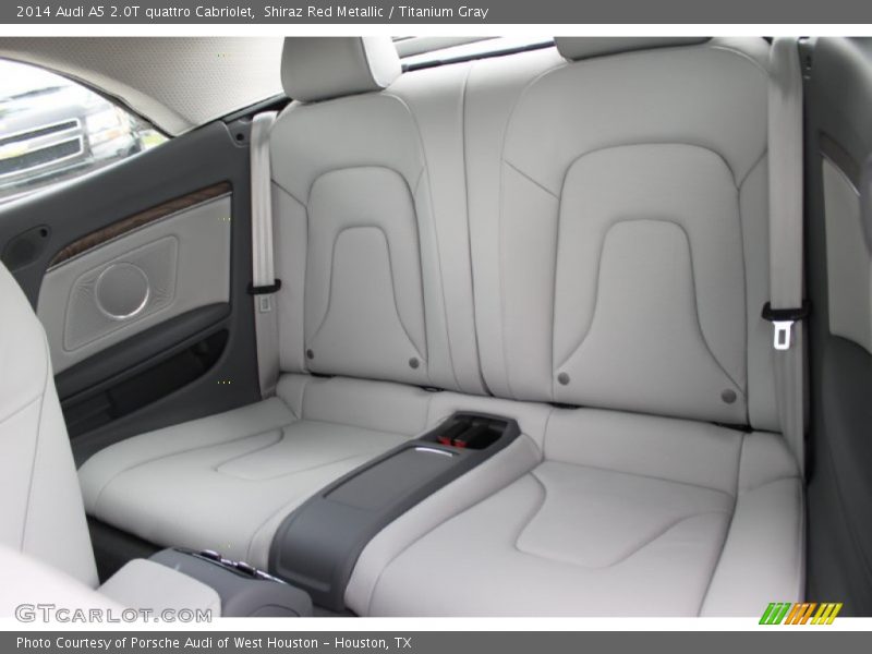 Rear Seat of 2014 A5 2.0T quattro Cabriolet