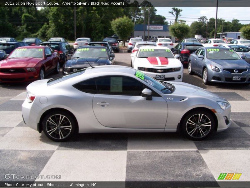 Argento Silver / Black/Red Accents 2013 Scion FR-S Sport Coupe