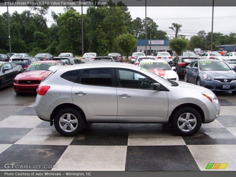 Silver Ice / Black 2010 Nissan Rogue S 360 Value Package