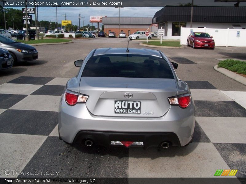 Argento Silver / Black/Red Accents 2013 Scion FR-S Sport Coupe