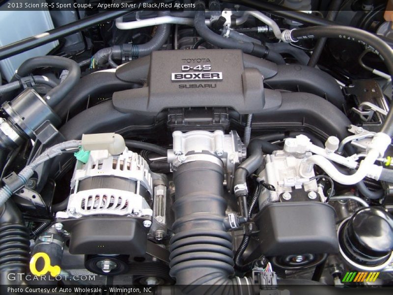 Argento Silver / Black/Red Accents 2013 Scion FR-S Sport Coupe