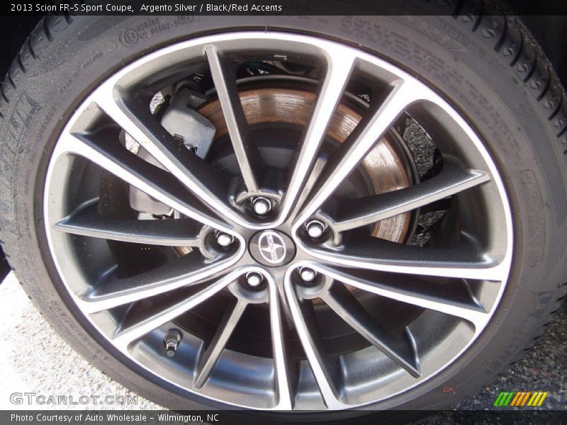 Argento Silver / Black/Red Accents 2013 Scion FR-S Sport Coupe