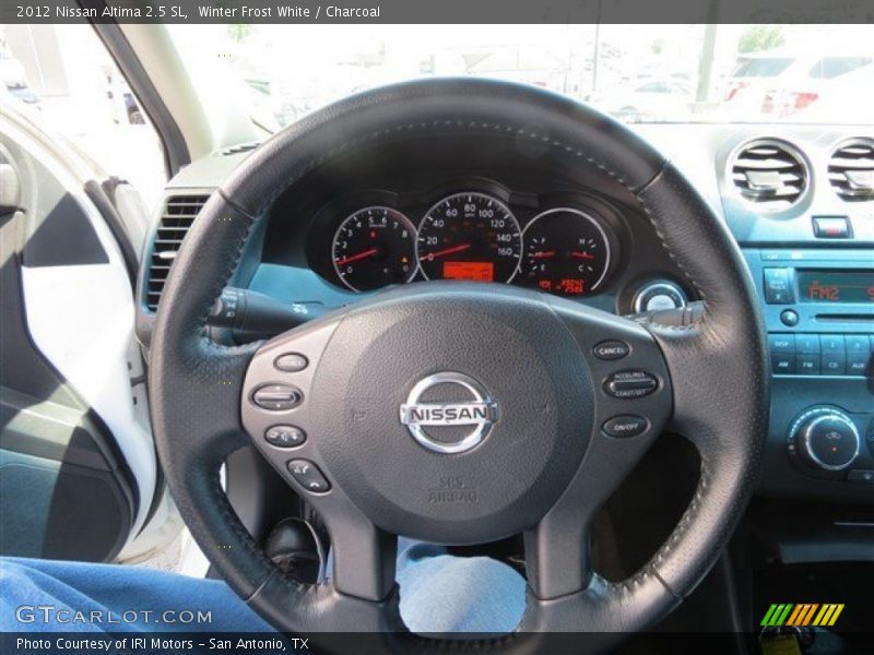Winter Frost White / Charcoal 2012 Nissan Altima 2.5 SL
