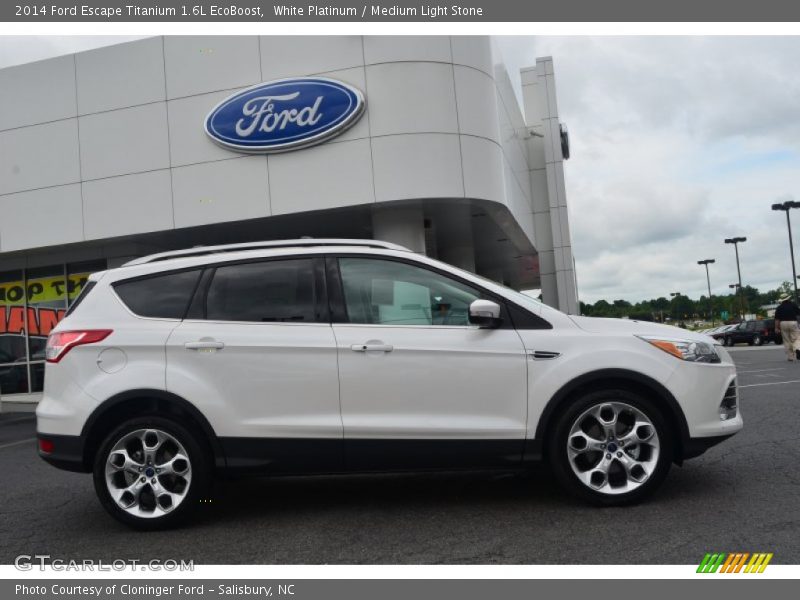  2014 Escape Titanium 1.6L EcoBoost White Platinum