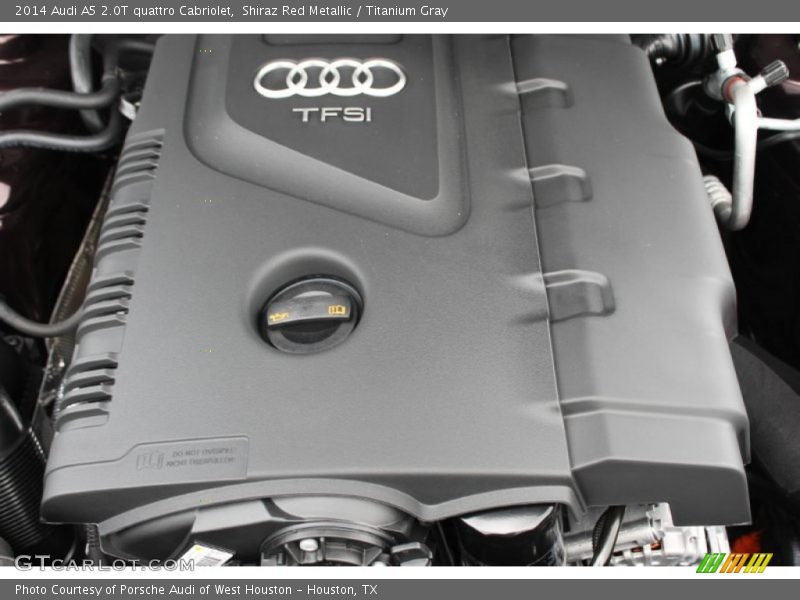  2014 A5 2.0T quattro Cabriolet Engine - 2.0 Liter Turbocharged FSI DOHC 16-Valve VVT 4 Cylinder