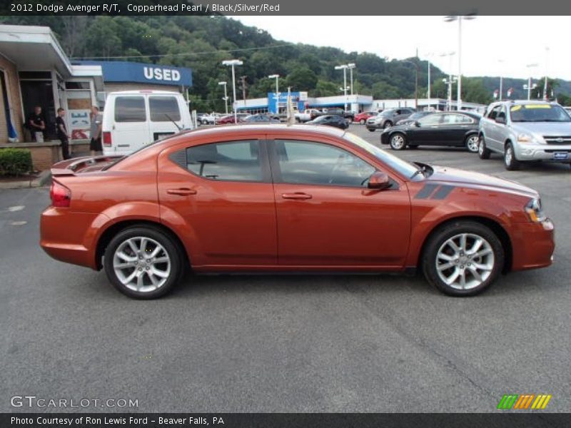Copperhead Pearl / Black/Silver/Red 2012 Dodge Avenger R/T