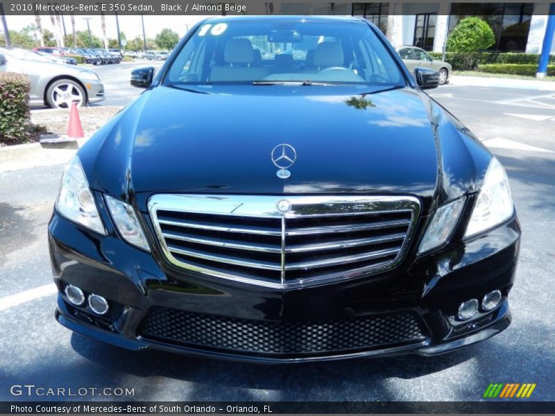 Black / Almond Beige 2010 Mercedes-Benz E 350 Sedan