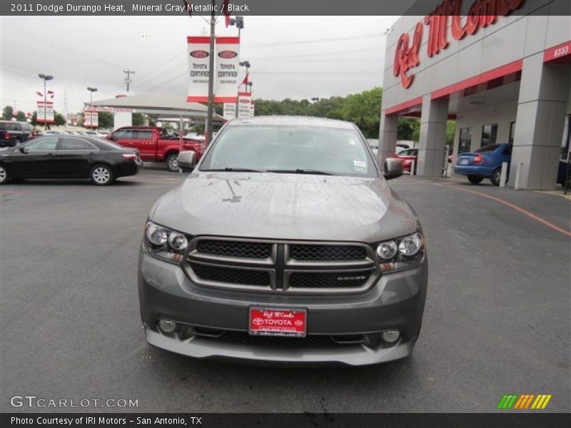 Mineral Gray Metallic / Black 2011 Dodge Durango Heat