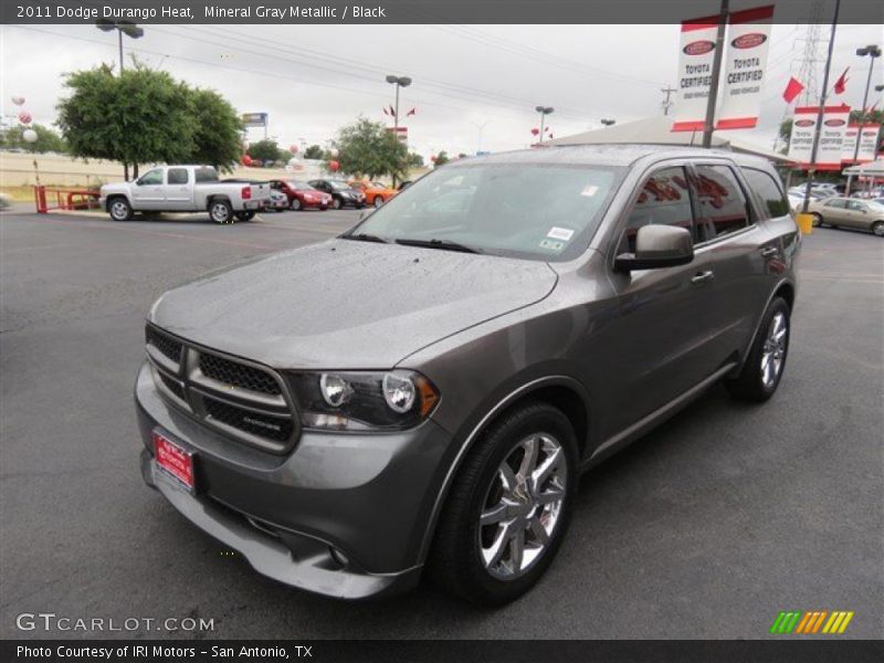 Mineral Gray Metallic / Black 2011 Dodge Durango Heat
