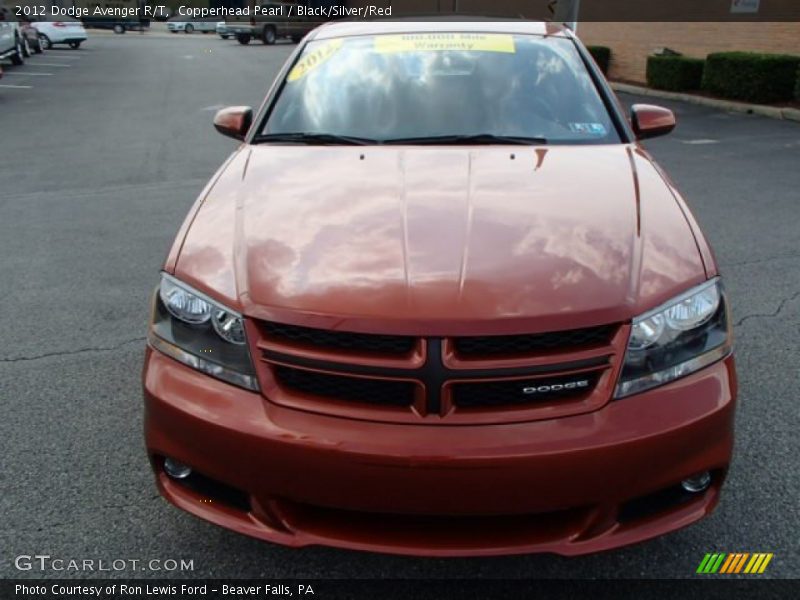 Copperhead Pearl / Black/Silver/Red 2012 Dodge Avenger R/T