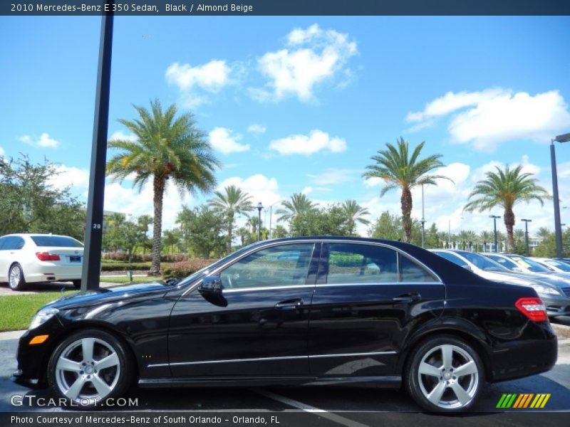 Black / Almond Beige 2010 Mercedes-Benz E 350 Sedan