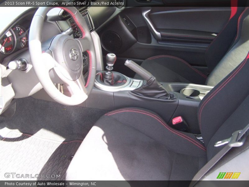 Argento Silver / Black/Red Accents 2013 Scion FR-S Sport Coupe