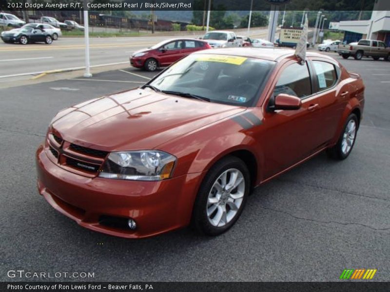 Copperhead Pearl / Black/Silver/Red 2012 Dodge Avenger R/T