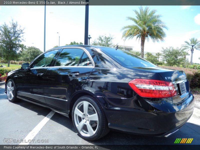 Black / Almond Beige 2010 Mercedes-Benz E 350 Sedan