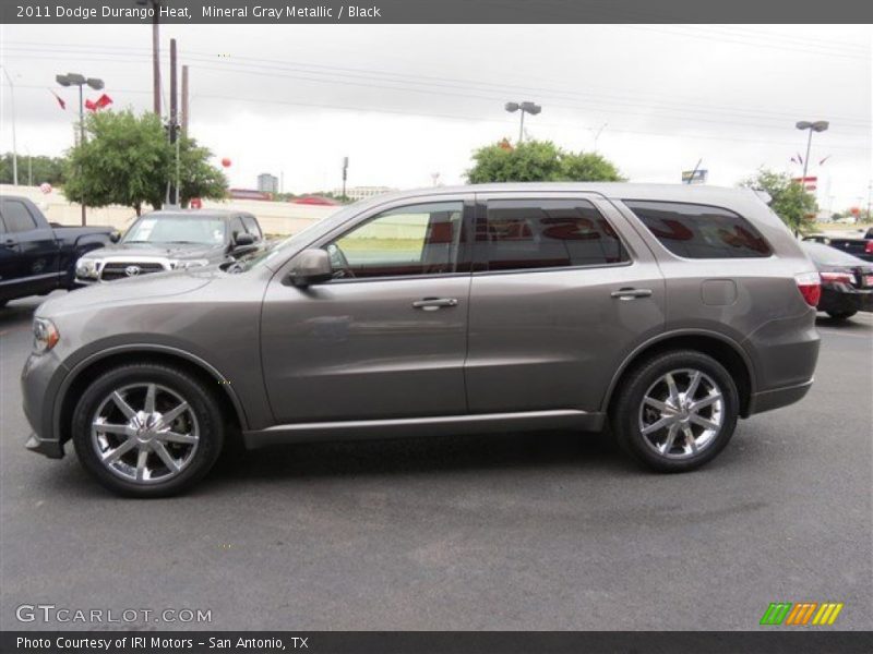 Mineral Gray Metallic / Black 2011 Dodge Durango Heat