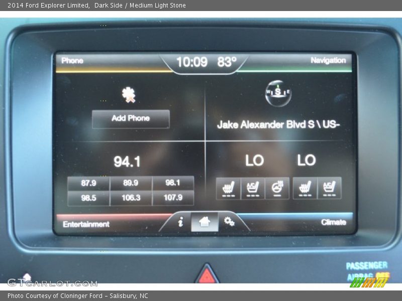 Dark Side / Medium Light Stone 2014 Ford Explorer Limited