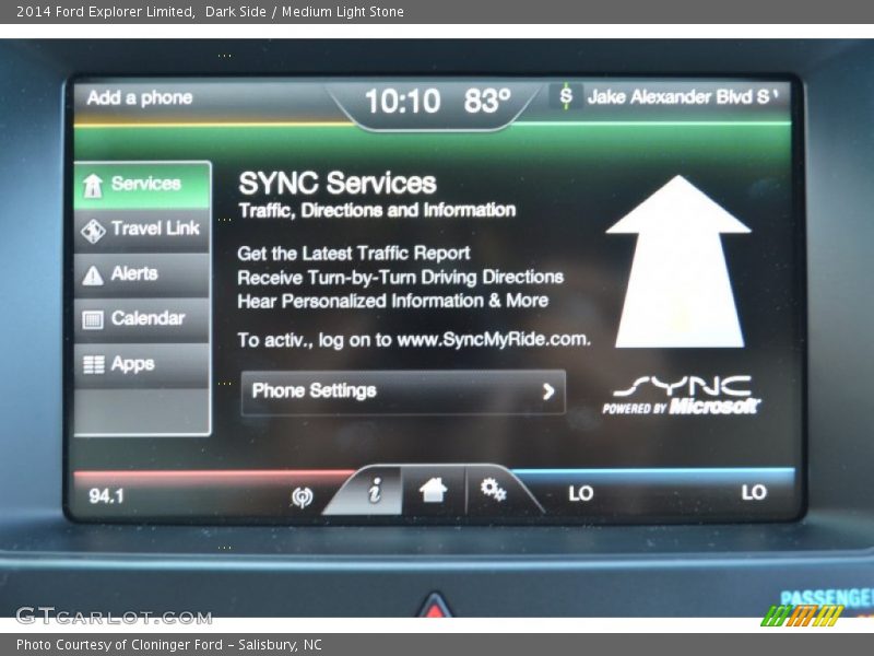 Dark Side / Medium Light Stone 2014 Ford Explorer Limited