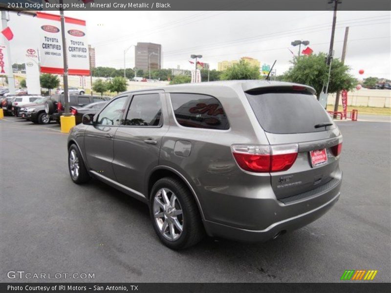 Mineral Gray Metallic / Black 2011 Dodge Durango Heat