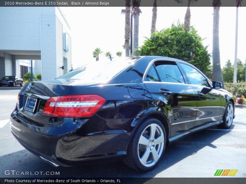 Black / Almond Beige 2010 Mercedes-Benz E 350 Sedan