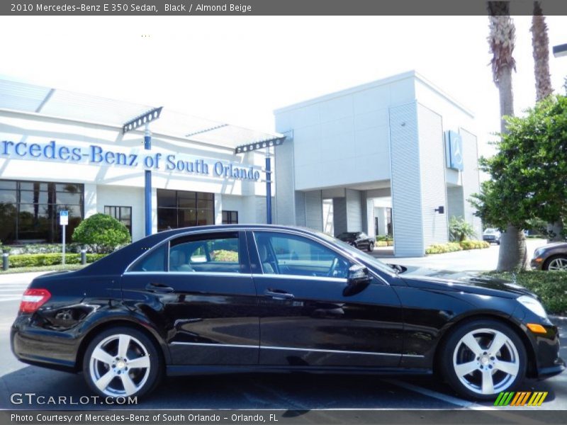 Black / Almond Beige 2010 Mercedes-Benz E 350 Sedan