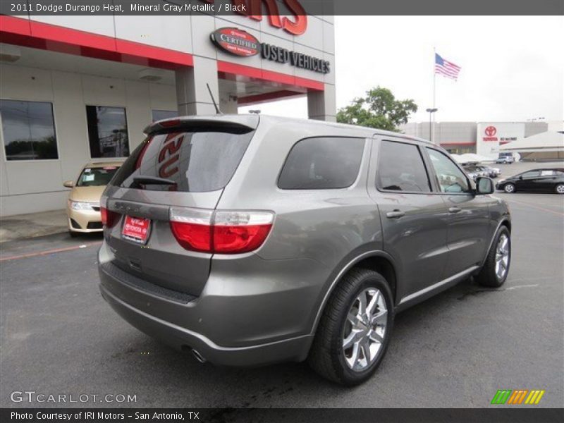 Mineral Gray Metallic / Black 2011 Dodge Durango Heat
