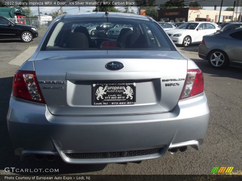 Ice Silver Metallic / WRX Carbon Black 2012 Subaru Impreza WRX 4 Door