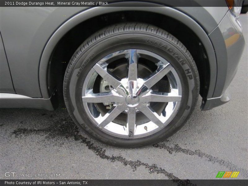 Mineral Gray Metallic / Black 2011 Dodge Durango Heat