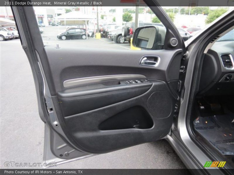 Mineral Gray Metallic / Black 2011 Dodge Durango Heat