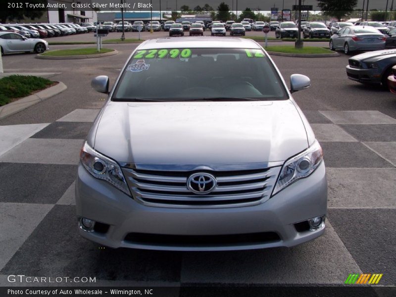 Classic Silver Metallic / Black 2012 Toyota Avalon