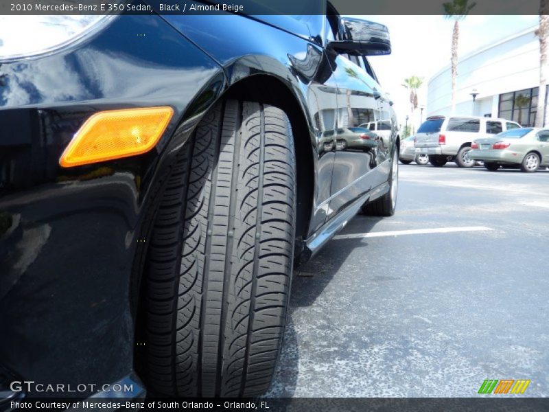 Black / Almond Beige 2010 Mercedes-Benz E 350 Sedan