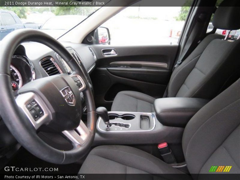 Mineral Gray Metallic / Black 2011 Dodge Durango Heat