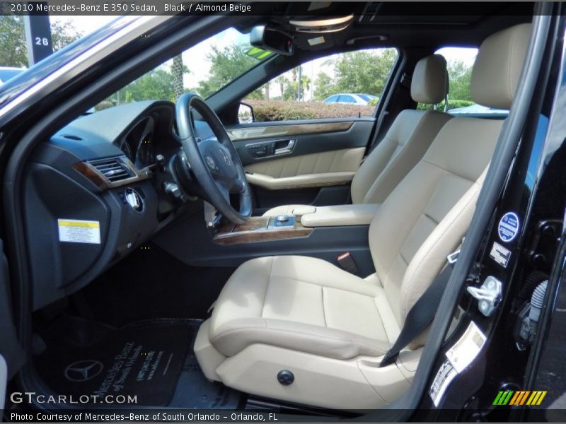 Black / Almond Beige 2010 Mercedes-Benz E 350 Sedan