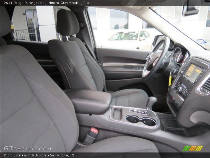 Mineral Gray Metallic / Black 2011 Dodge Durango Heat
