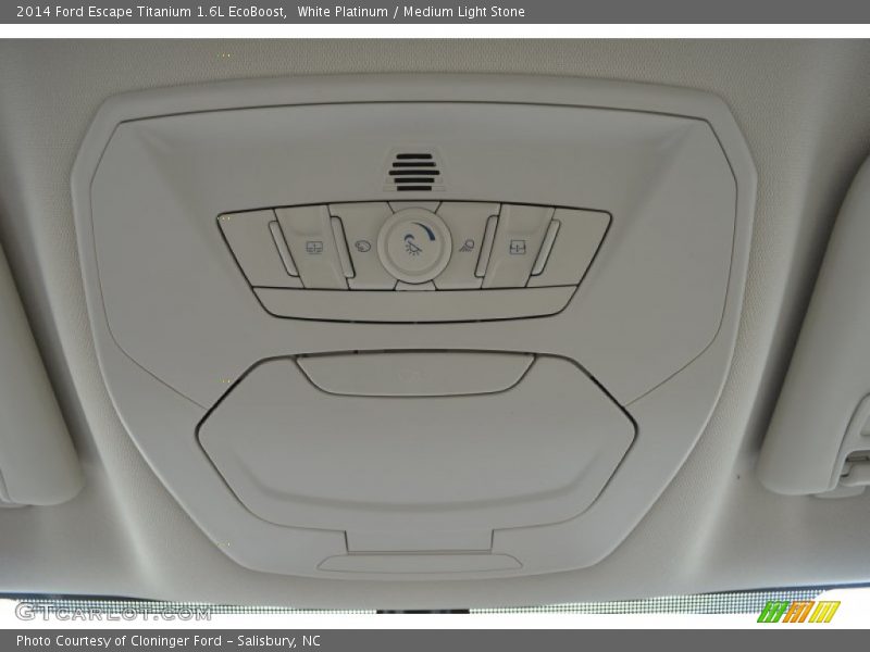 White Platinum / Medium Light Stone 2014 Ford Escape Titanium 1.6L EcoBoost