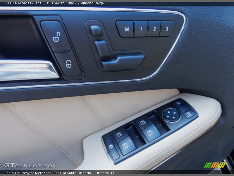 Black / Almond Beige 2010 Mercedes-Benz E 350 Sedan