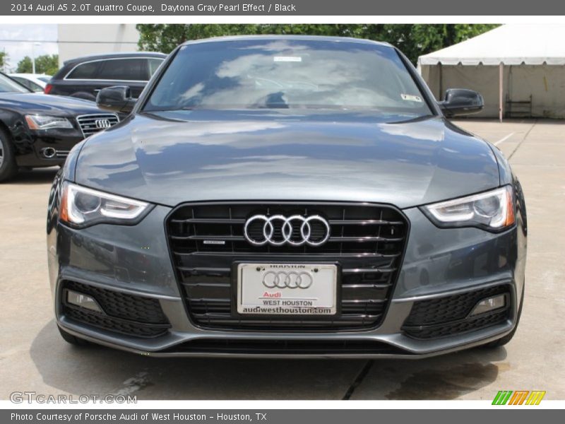 Daytona Gray Pearl Effect / Black 2014 Audi A5 2.0T quattro Coupe