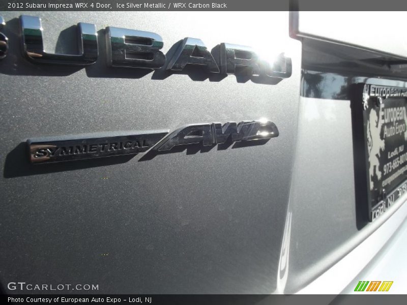 Ice Silver Metallic / WRX Carbon Black 2012 Subaru Impreza WRX 4 Door