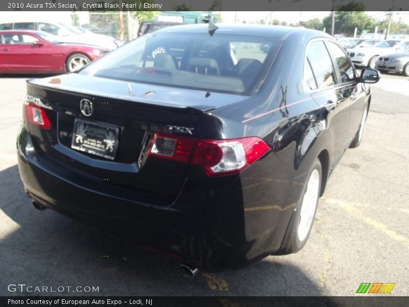 Crystal Black Pearl / Ebony 2010 Acura TSX Sedan