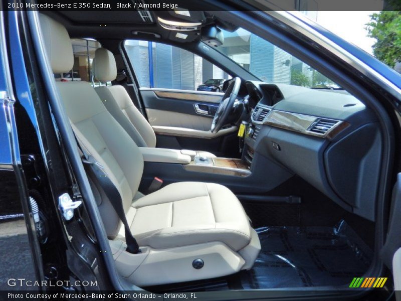 Black / Almond Beige 2010 Mercedes-Benz E 350 Sedan