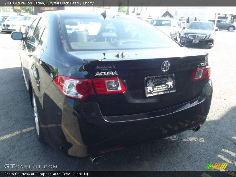 Crystal Black Pearl / Ebony 2010 Acura TSX Sedan