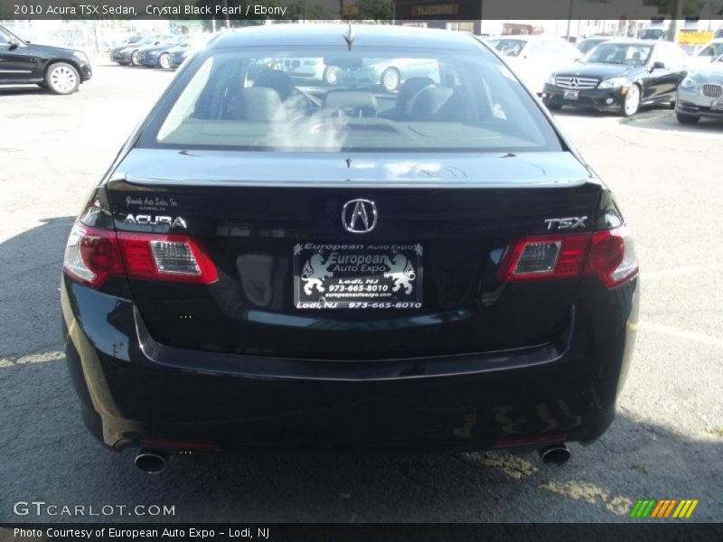 Crystal Black Pearl / Ebony 2010 Acura TSX Sedan