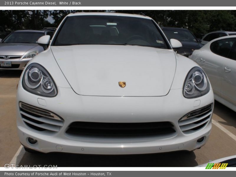 White / Black 2013 Porsche Cayenne Diesel