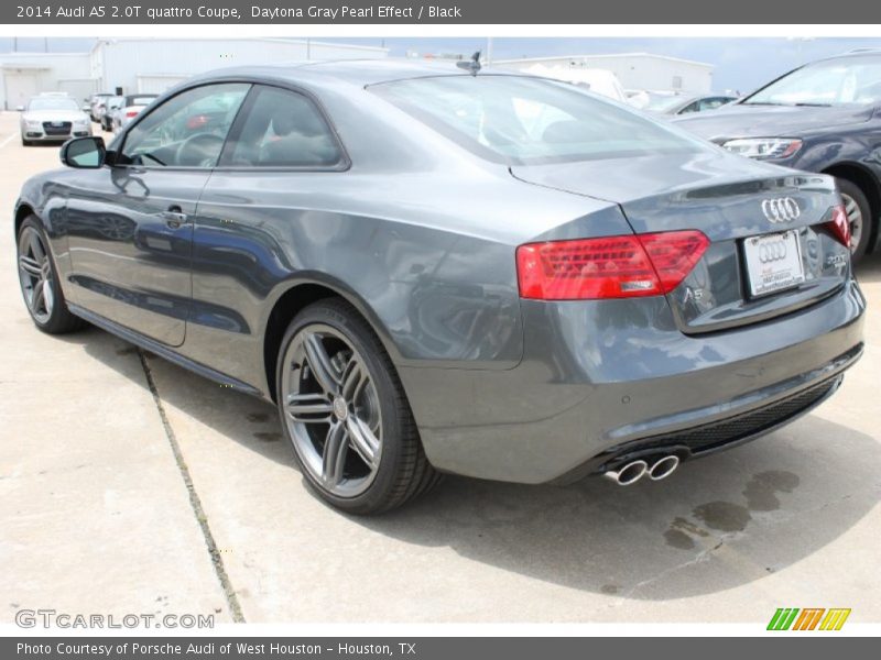Daytona Gray Pearl Effect / Black 2014 Audi A5 2.0T quattro Coupe