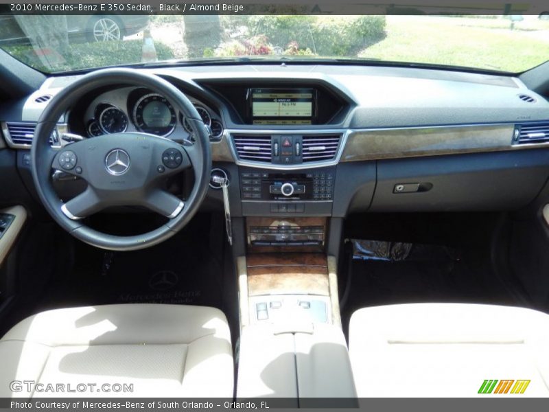 Black / Almond Beige 2010 Mercedes-Benz E 350 Sedan