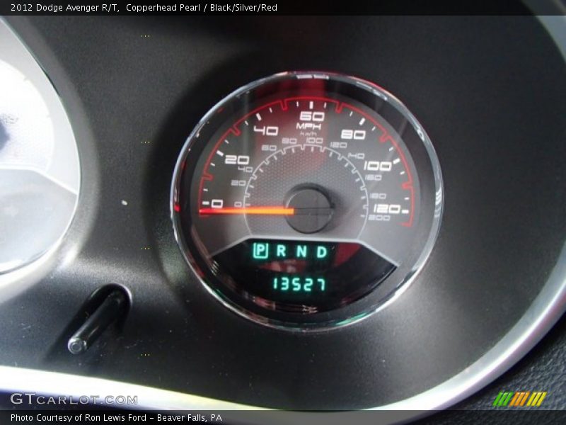 Copperhead Pearl / Black/Silver/Red 2012 Dodge Avenger R/T