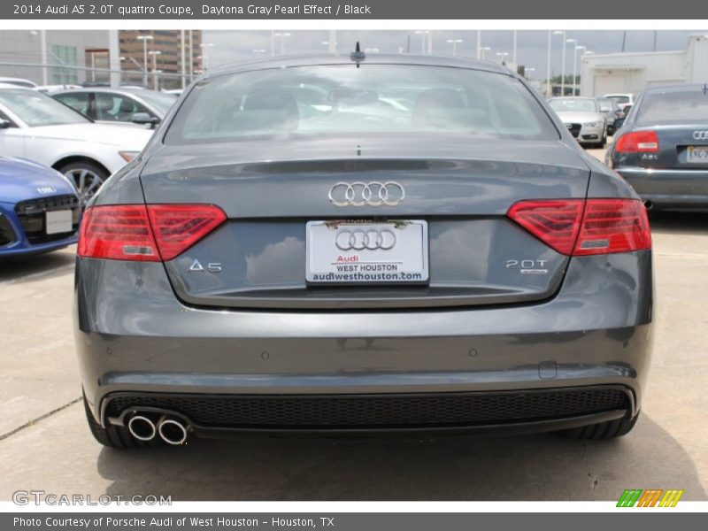 Daytona Gray Pearl Effect / Black 2014 Audi A5 2.0T quattro Coupe
