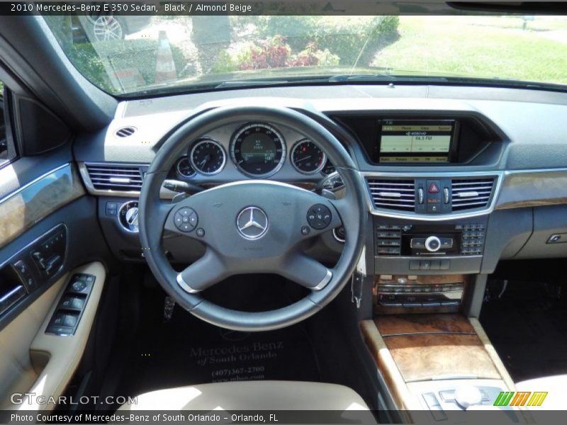 Black / Almond Beige 2010 Mercedes-Benz E 350 Sedan