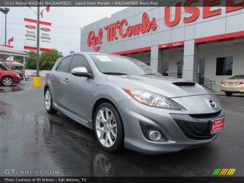 Liquid Silver Metallic / MAZDASPEED Black/Red 2012 Mazda MAZDA3 MAZDASPEED3